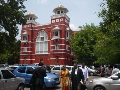 budova soudu v Chennai
