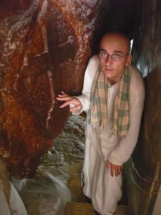 kříž ronící krev